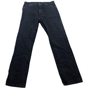Wrangler 13MSEWK Silver Edition VTG 90s Black Denim Cowboy Cut Jeans 36/34 Rodeo